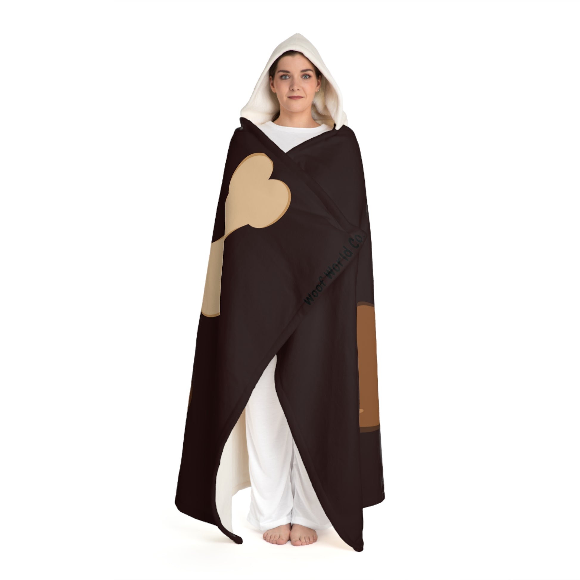 Hooded Sherpa Fleece Blanket - My Store