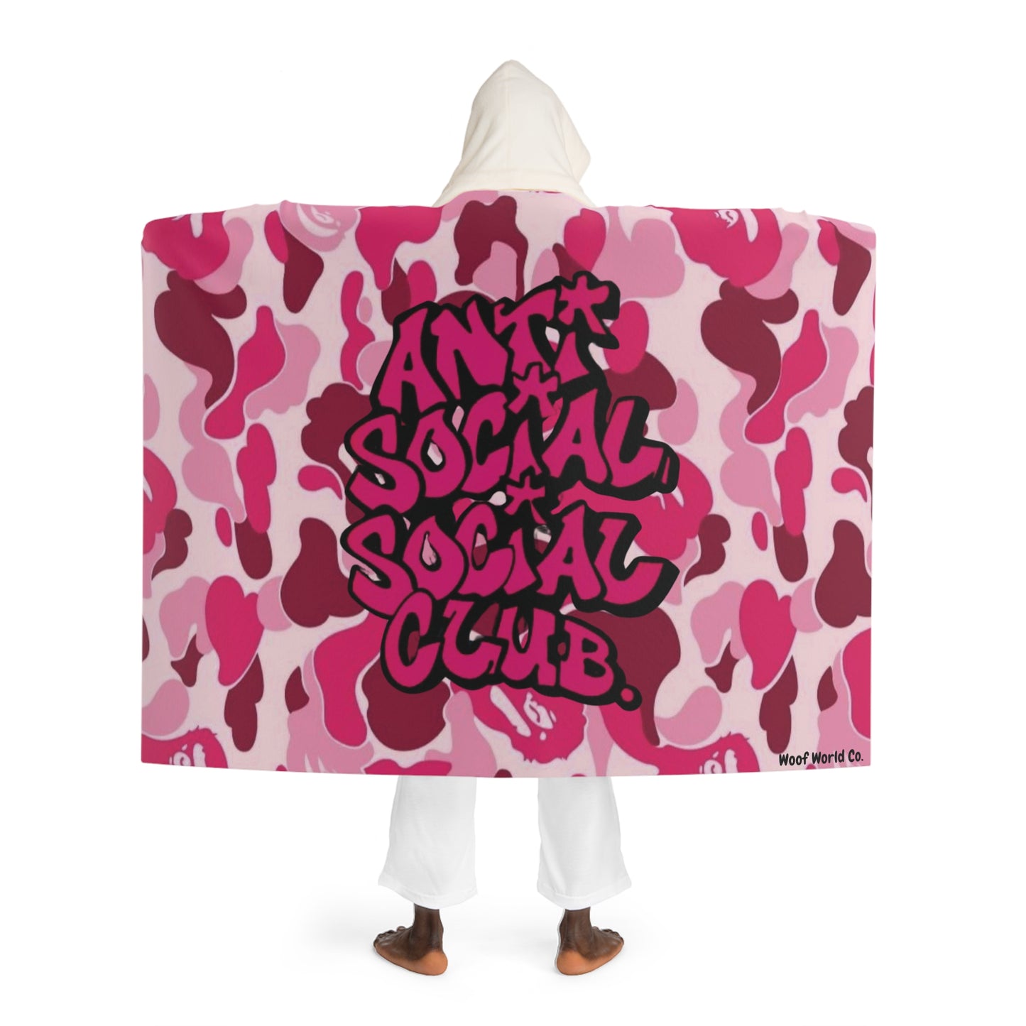 Hooded Sherpa Fleece Blanket - My Store