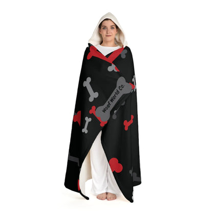 Hooded Sherpa Fleece Blanket - My Store